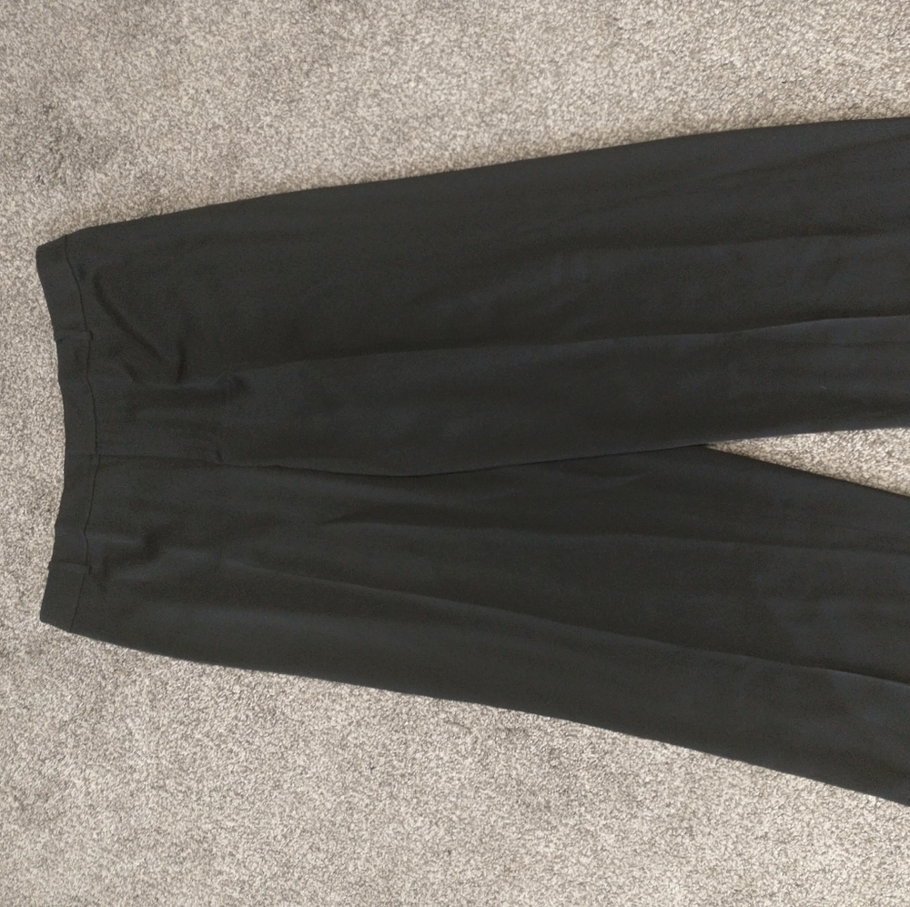 Black Wide Leg Flared Pants